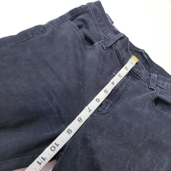 J Brand Jeans ALANA High Rise Crop Provocative Stud Distressed Raw Hem - Picture 7 of 14